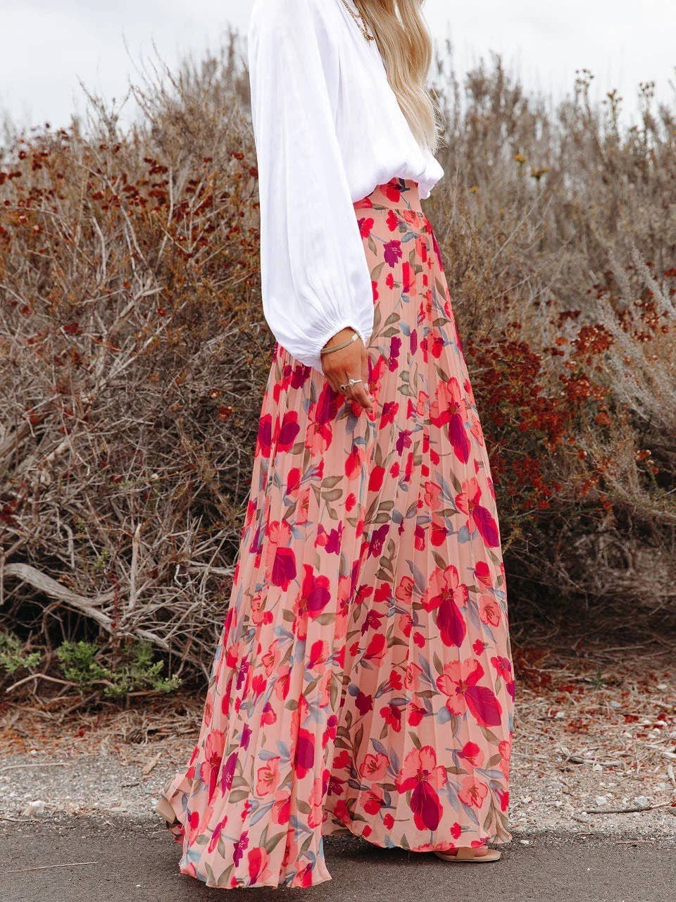 Floral Maxi Skirt