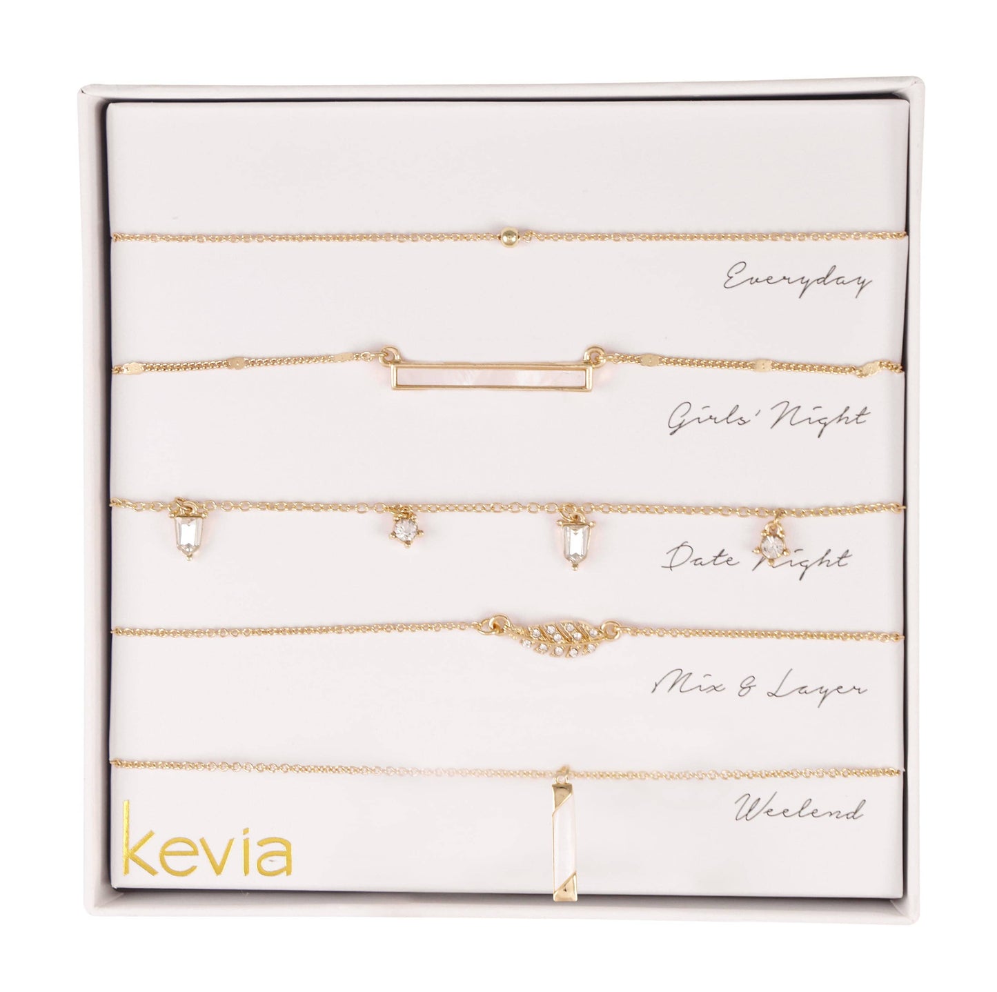 Mother of Pearl Themed Necklace Set