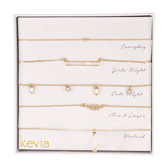 Mother of Pearl Themed Necklace Set