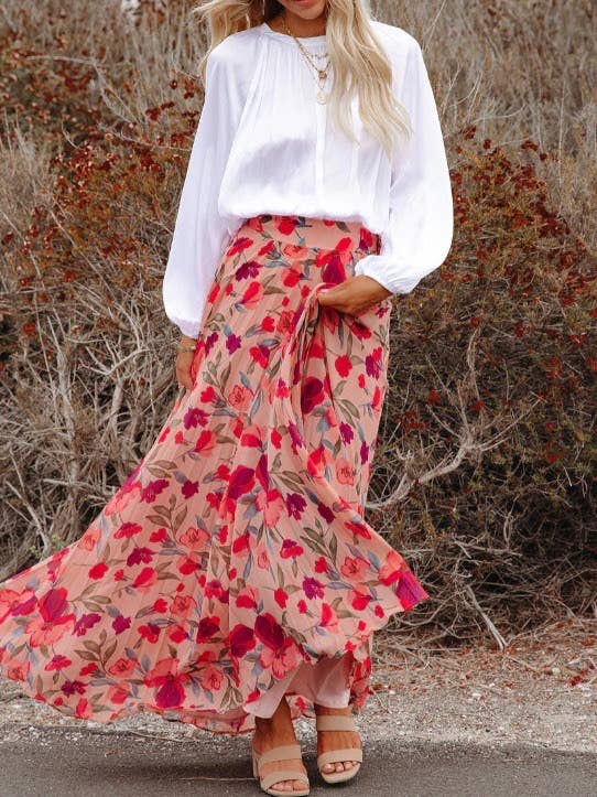 Floral Maxi Skirt